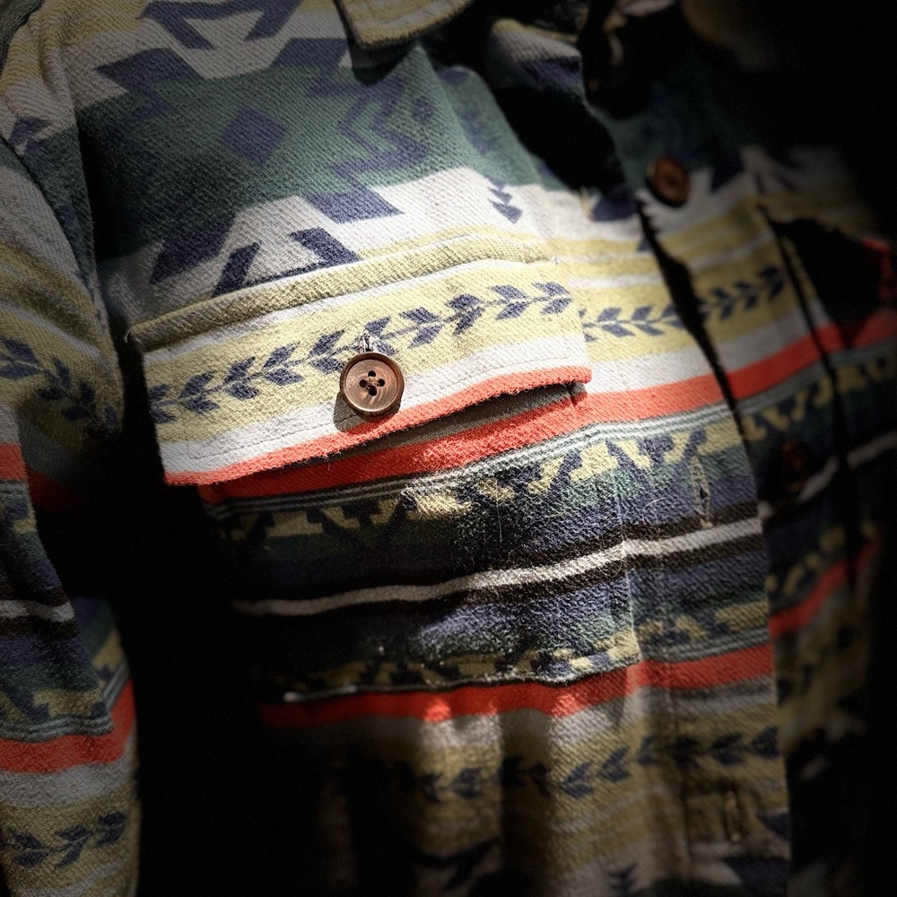 Women’s Multicolor Patterned Button Top - image 3